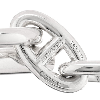 Hermes Sterling Silver GM Chaine d'Ancre Bracelet 3 of 4
