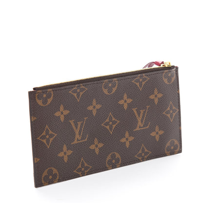 Louis Vuitton Monogram Felicie Chain Wallet Zippered Insert Fuchsia 2 of 5