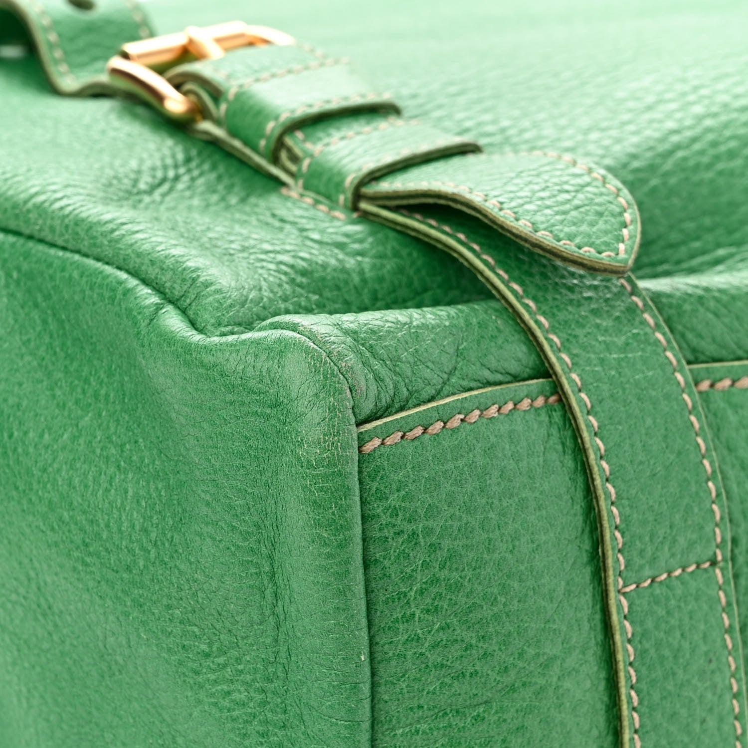 Prada Cervo Logo Embossed Folding Tote Acquamarina 12 of 16
