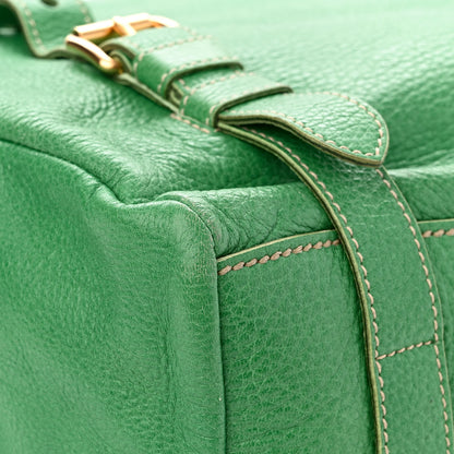 Prada Cervo Logo Embossed Folding Tote Acquamarina 12 of 16