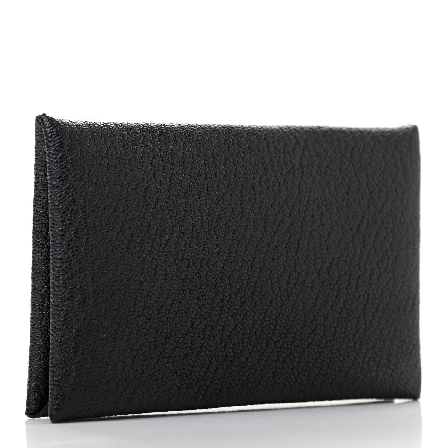 Hermes Chevre Mysore Calvi Card Case Black 3 of 7