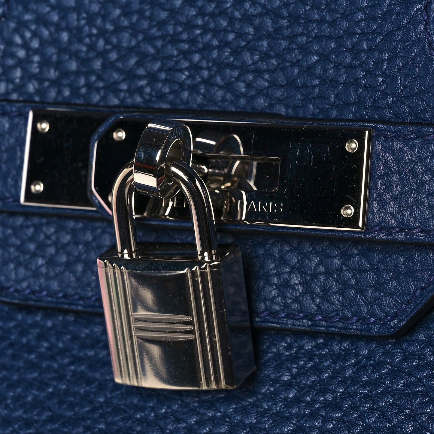 Togo Birkin 30 Bleu Saphir