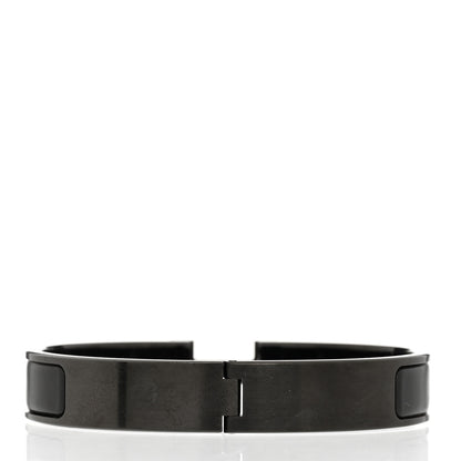 Hermes Matte Enamel Narrow Clic Clac HH Bracelet T4 So Black 3 of 5