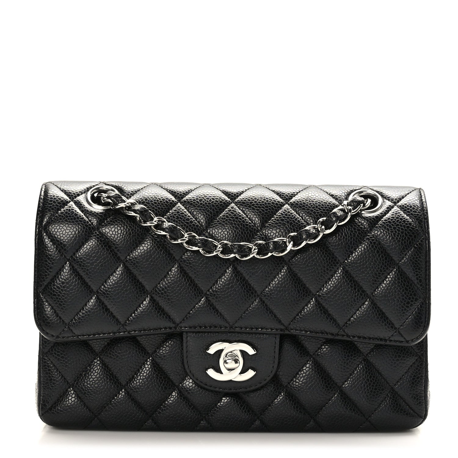Chanel Caviar Quilted Small Double Flap Black 1 of 10