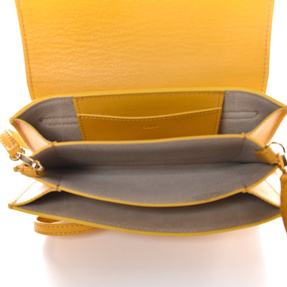 Chloe Calfskin Drew Bijou Clutch Ochre 5 of 10