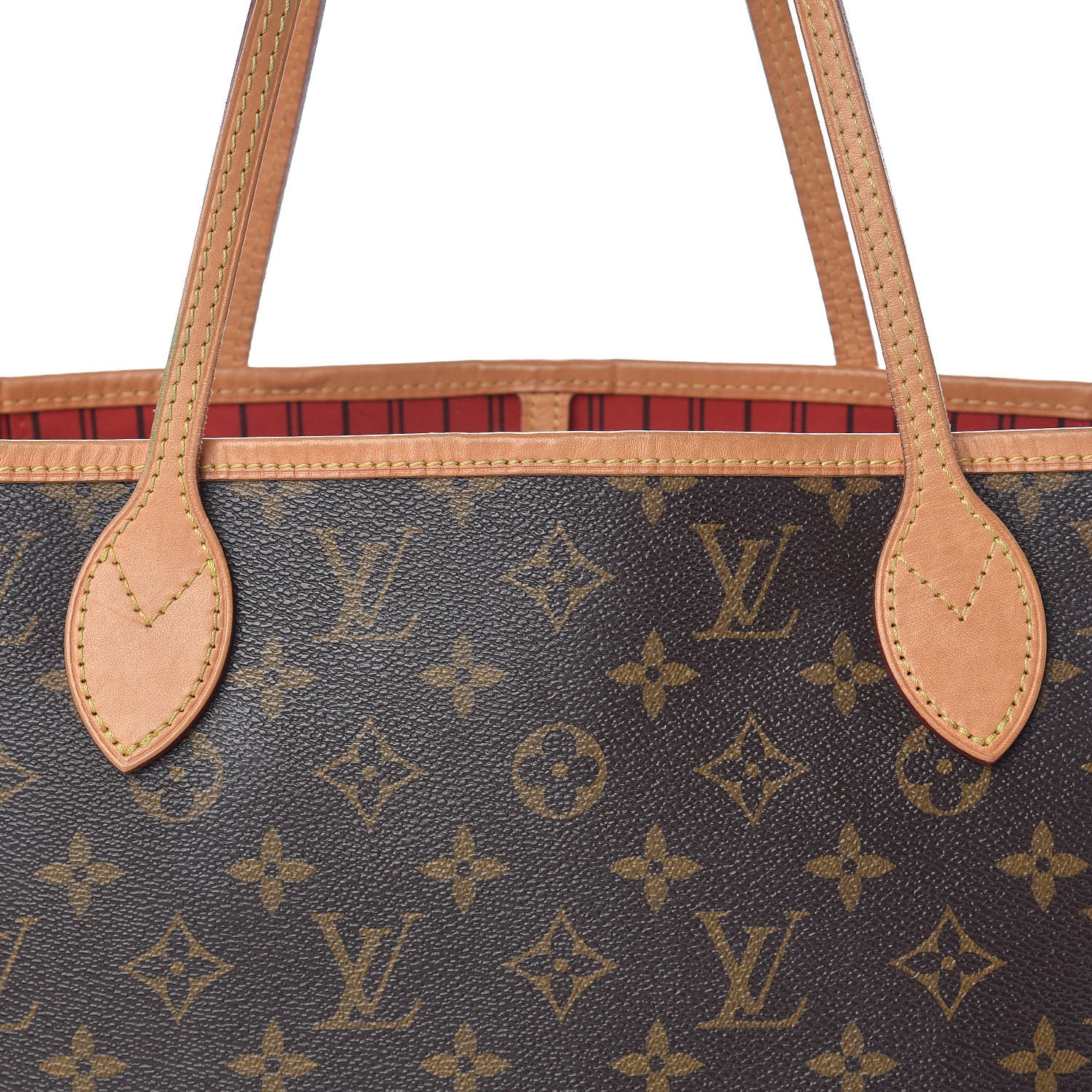 Louis Vuitton Monogram Neo Neverfull MM Cherry 9 of 13
