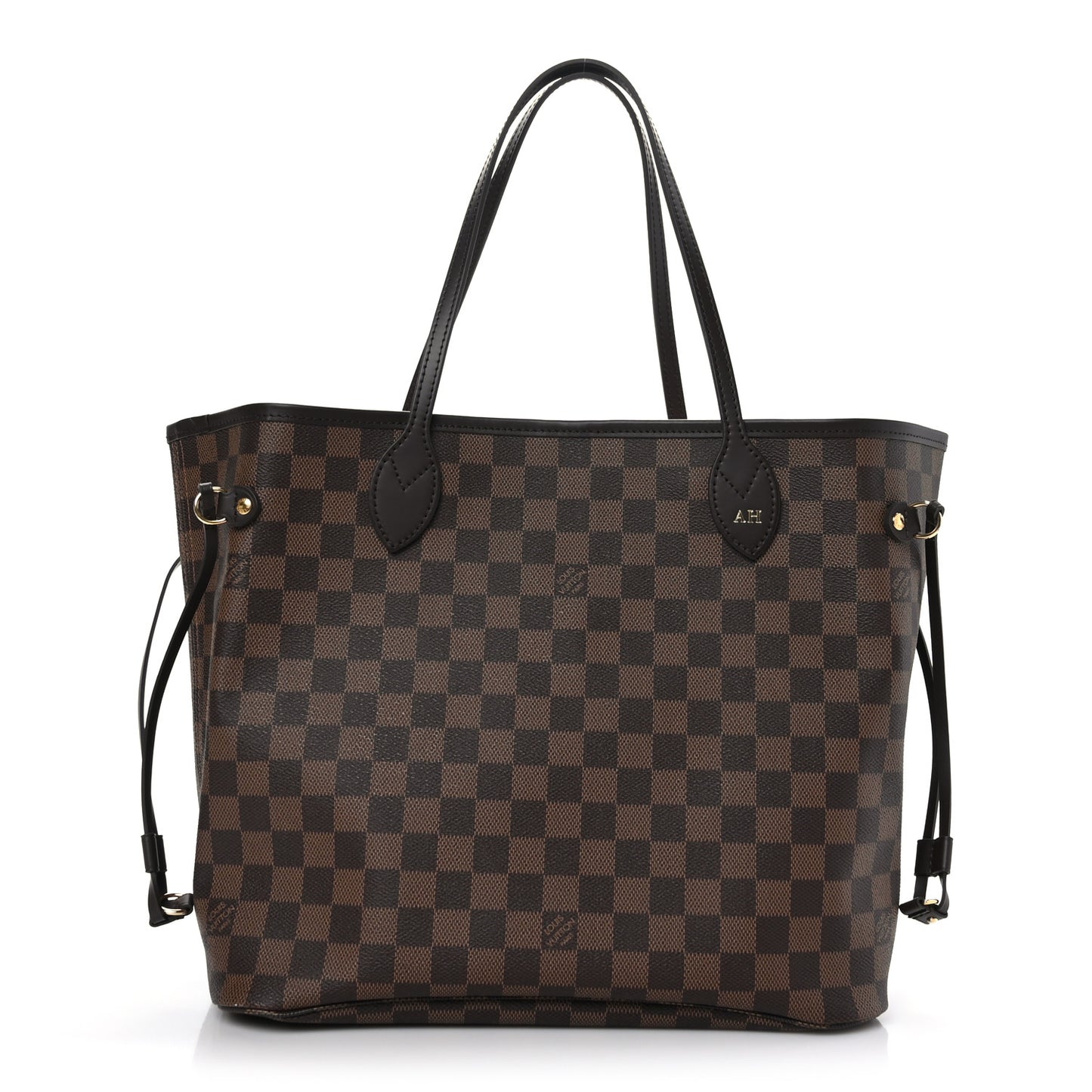 Damier Ebene Neo Neverfull MM Rose Ballerine