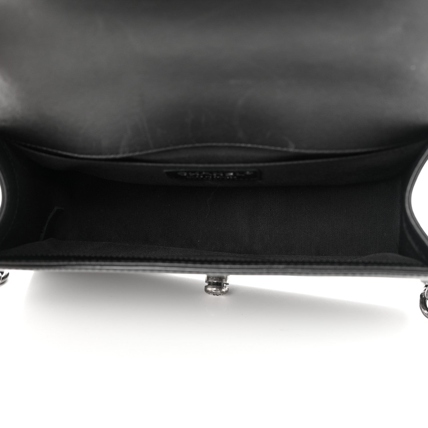 Chanel Glazed Calfskin Medium Boy Flap Black 5 of 17