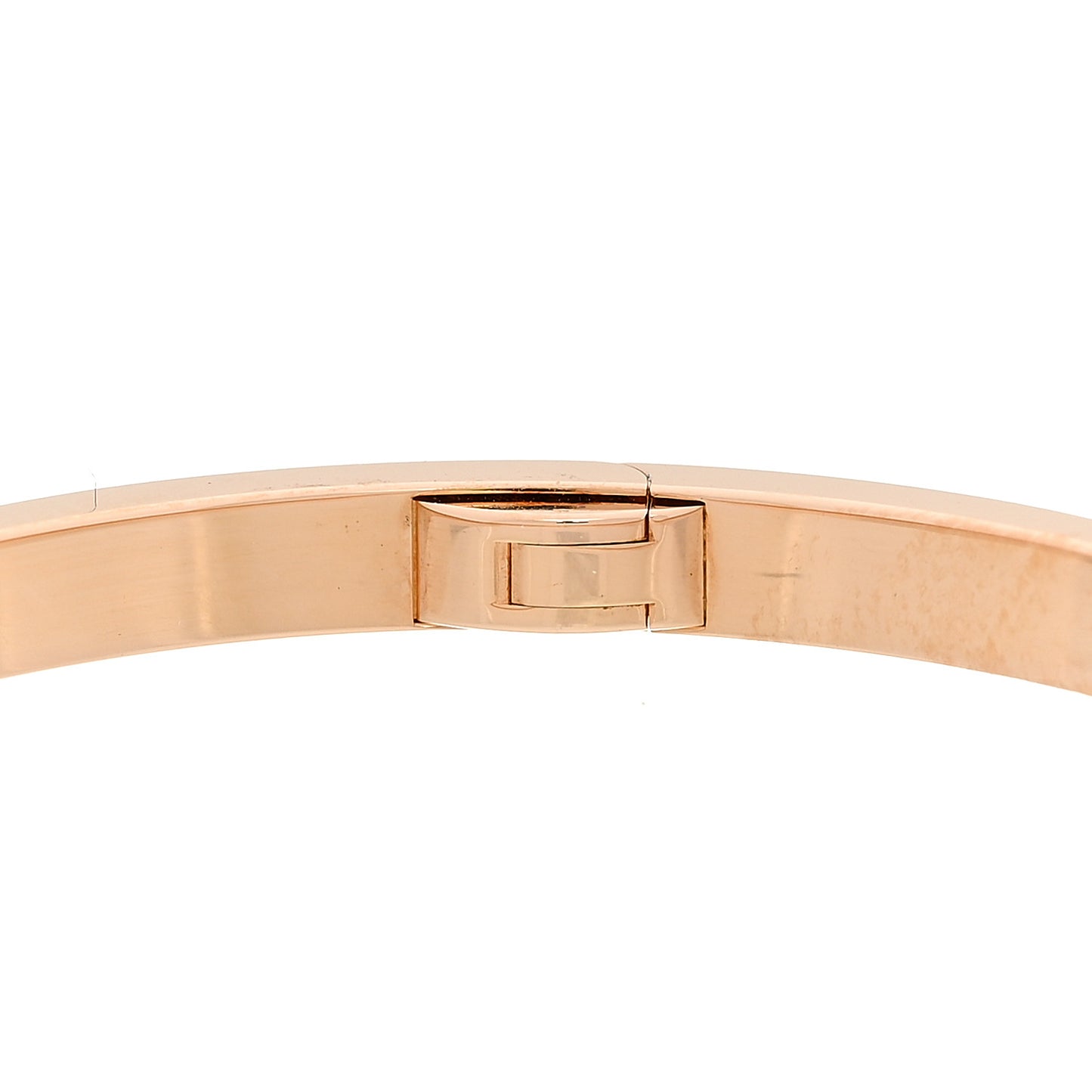 18K Pink Gold 10 Diamond Small LOVE Bracelet 16