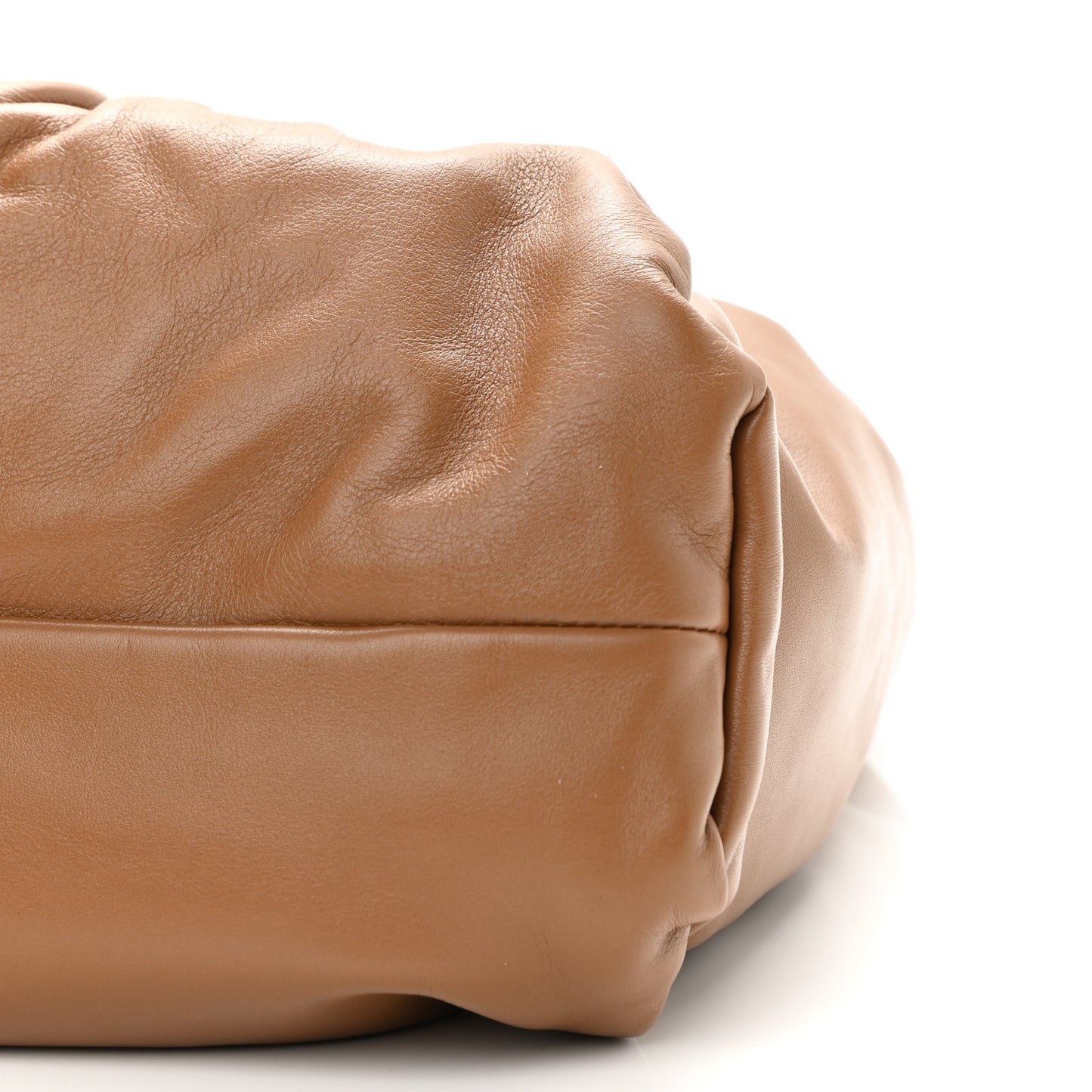 Smooth Butter Calfskin Medium The Shoulder Pouch Cammello