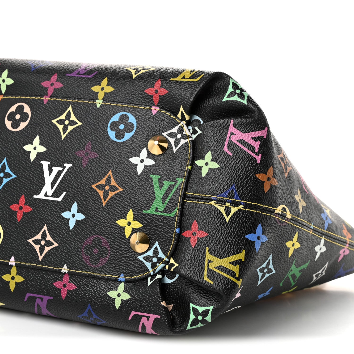 Louis Vuitton Monogram Multicolor Annie MM Black 9 of 10