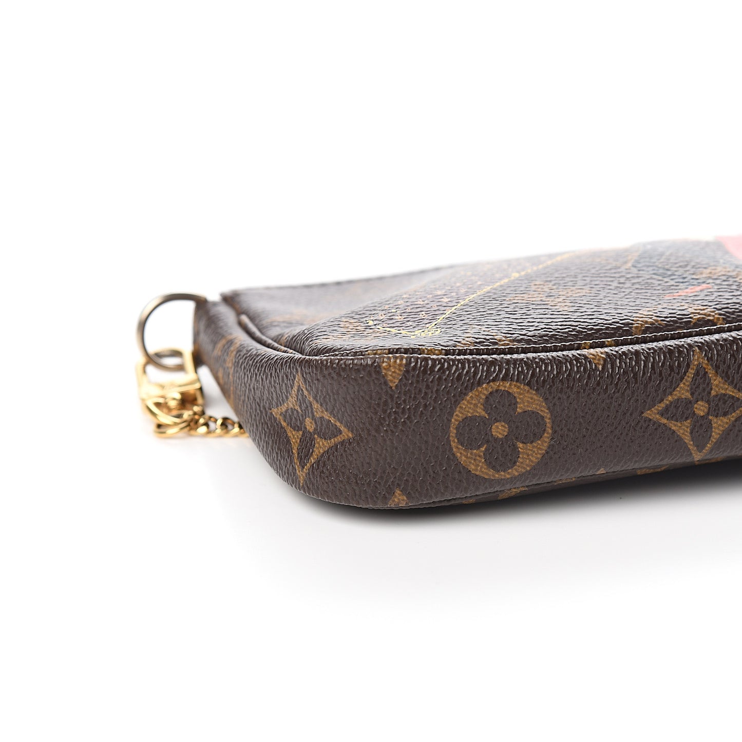 Monogram Illustre Mini Pochette Accessories Rose