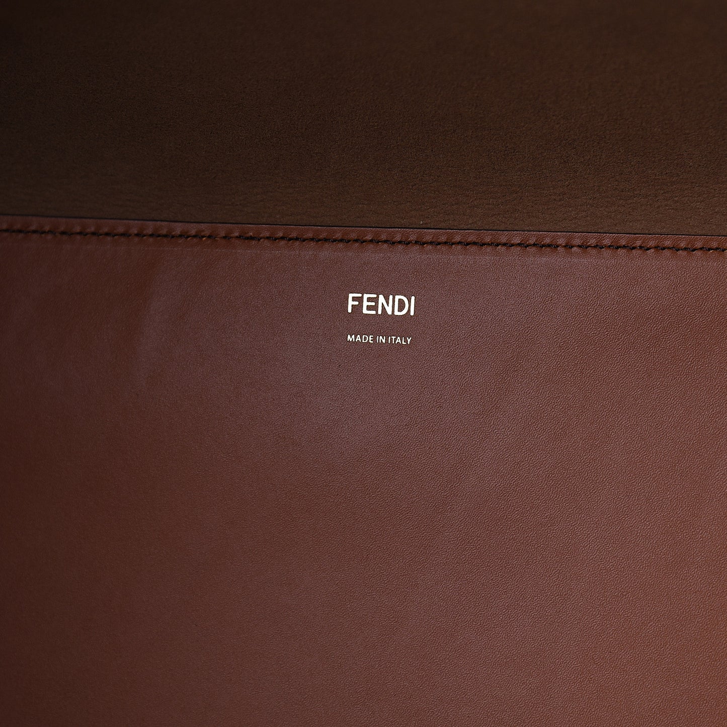Vitello King Plexiglass Large Fendi Sunshine Shopper Tote Cuoio