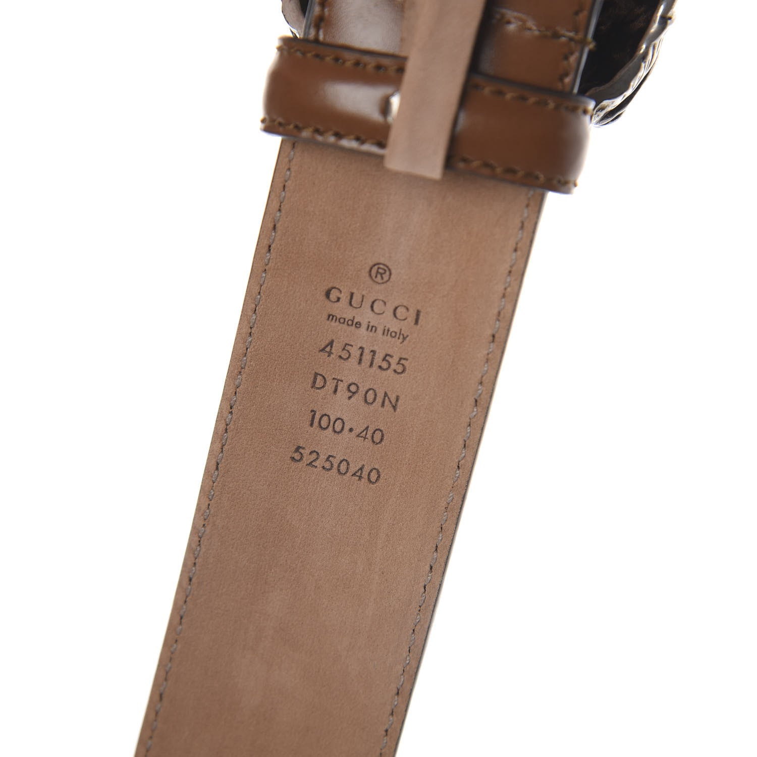 Gucci Lisse Calfskin Dionysus 35mm Belt 100 40 Cuir 5 of 5