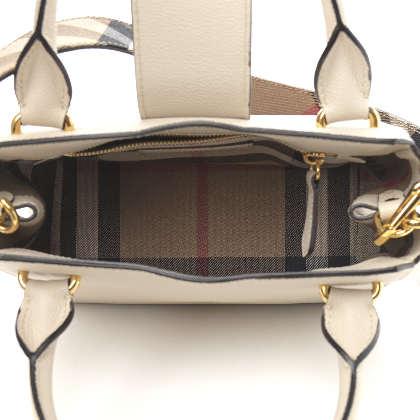 Soft Grain Calfskin Small Buckle Tote Limestone