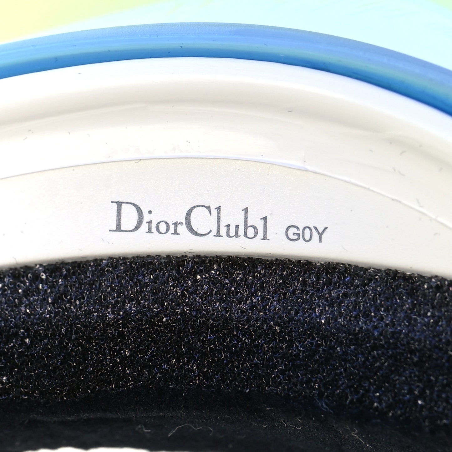 Mirrored DiorClub1 Sun Visor Blue
