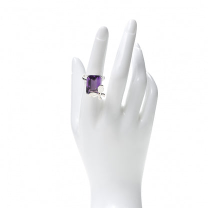 Tiffany Sterling Silver 18K Rose Gold Amethyst Return to Tiffany Love Bugs Butterfly Ring 54 6.75 2 of 6