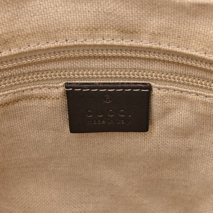 Gucci GG Supreme Monogram Small Zippered Tote Dark Brown 6 of 16