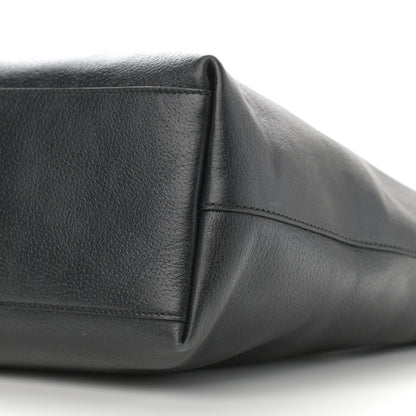 Gucci Textured Calfskin Web Medium Ophidia Shopping Tote Black 10 of 14