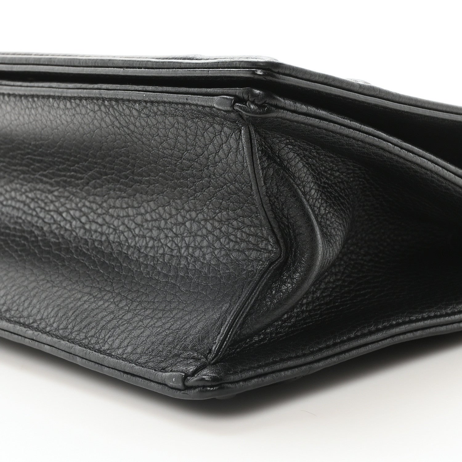 Christian Dior Grained Calfskin Medium Diorama Flap Bag Black 11 of 12