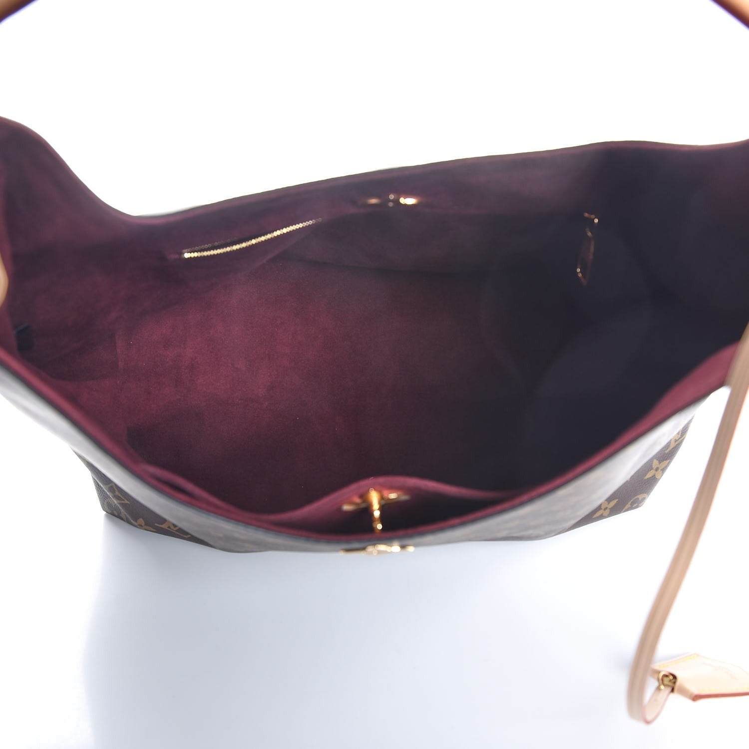 Louis Vuitton Monogram Flower Hobo Beige 5 of 9