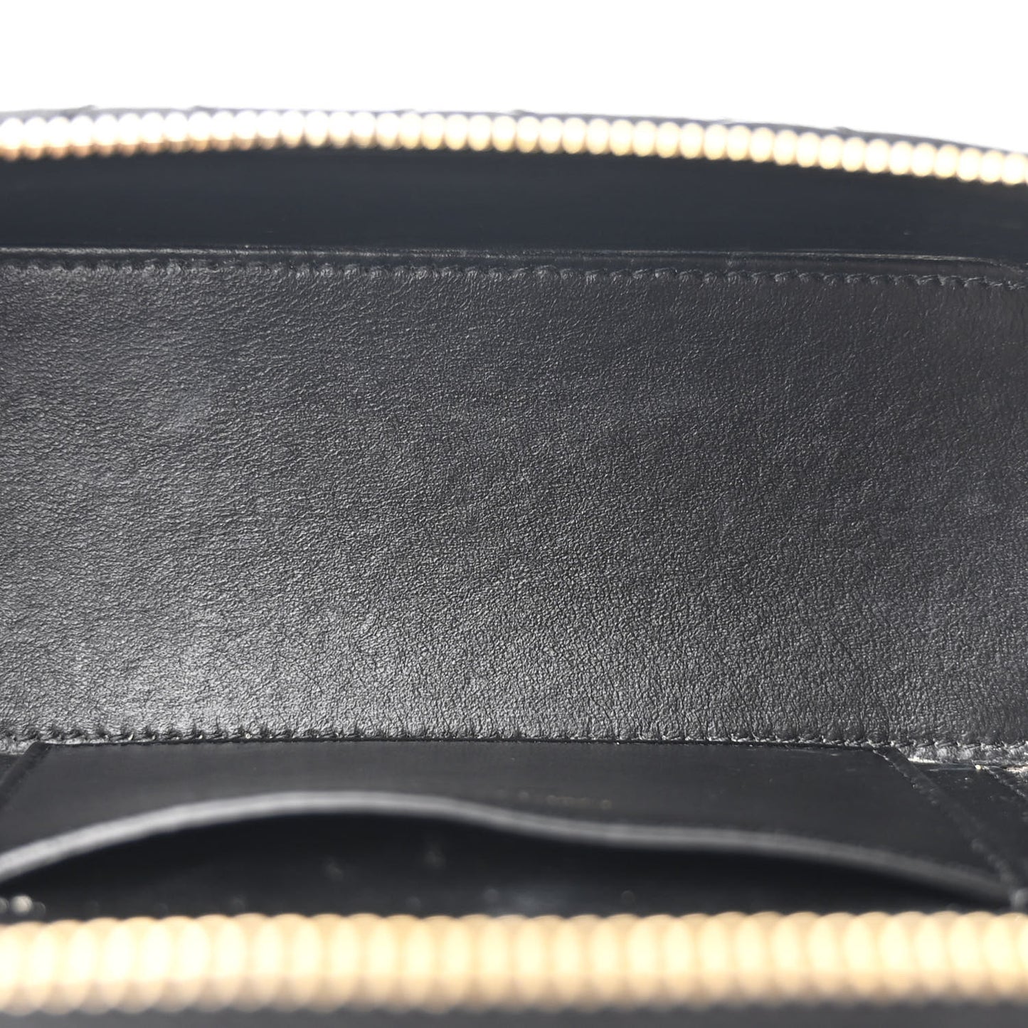 Lambskin Quilted Mini Gaby Vanity Case Black