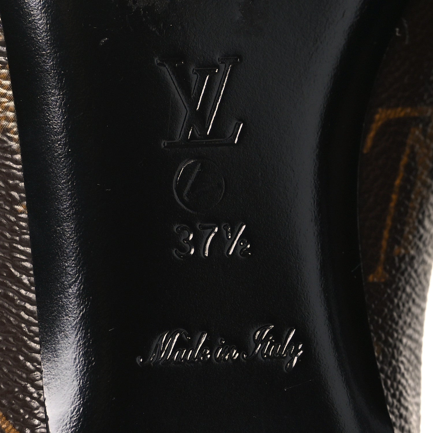 Louis Vuitton Monogram Upper Case Flat Loafer 37.5 7 of 9