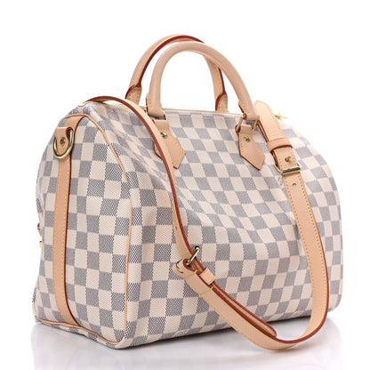Louis Vuitton Damier Azur Speedy Bandouliere 30 3 of 11