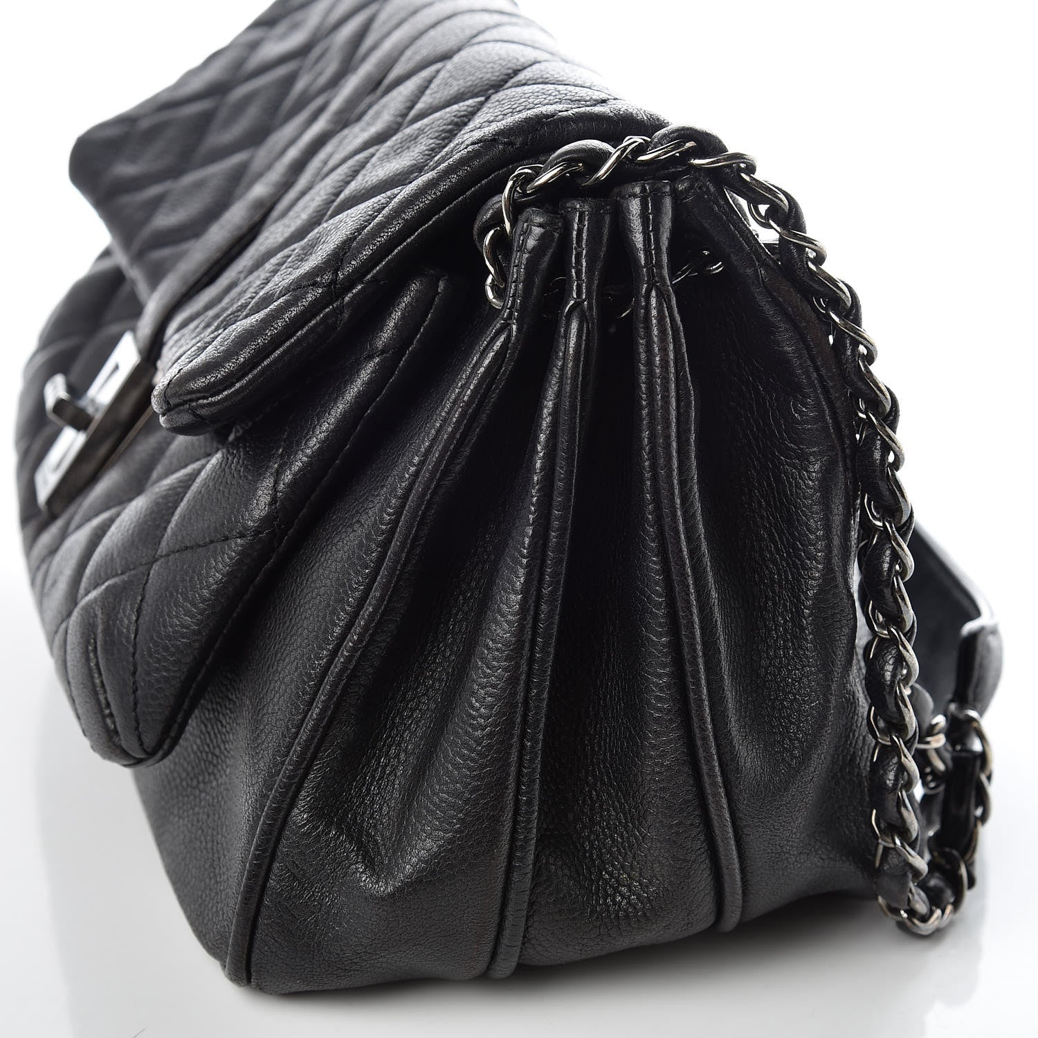 Chanel Caviar Quilted Small Mademoiselle Accordion Flap Black 12 of 12
