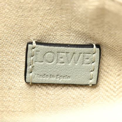 Loewe Calfskin Mini Puzzle Bag Ash Grey Marble Green 6 of 10