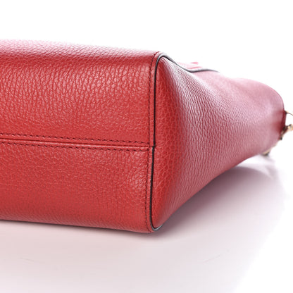 Gucci Dollar Calfskin Mini Swing Top Handle Bag Tabasco 9 of 17
