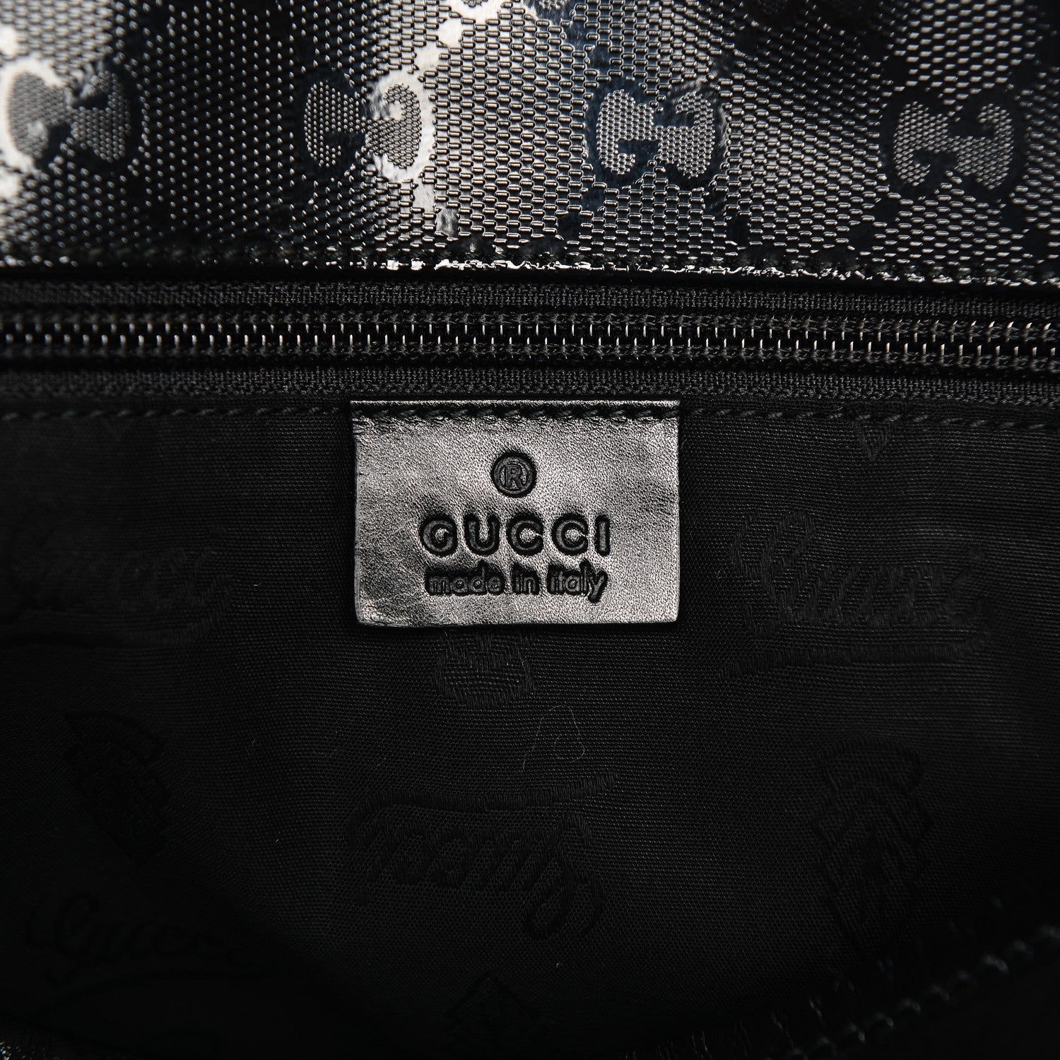 Gucci Imprime Monogram Medium Web 500 by Gucci Double Buckle Flap Messenger Bag Black 6 of 9