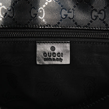 Gucci Imprime Monogram Medium Web 500 by Gucci Double Buckle Flap Messenger Bag Black 6 of 9