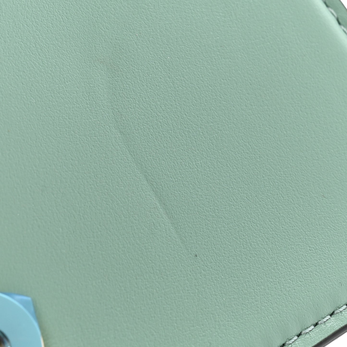 Calfskin Crystal Vlogo Loco Shoulder Bag Morning Dew