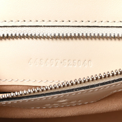 Gucci Calfskin Matelasse Aria Small GG Marmont Shoulder Bag Mystic White 7 of 10