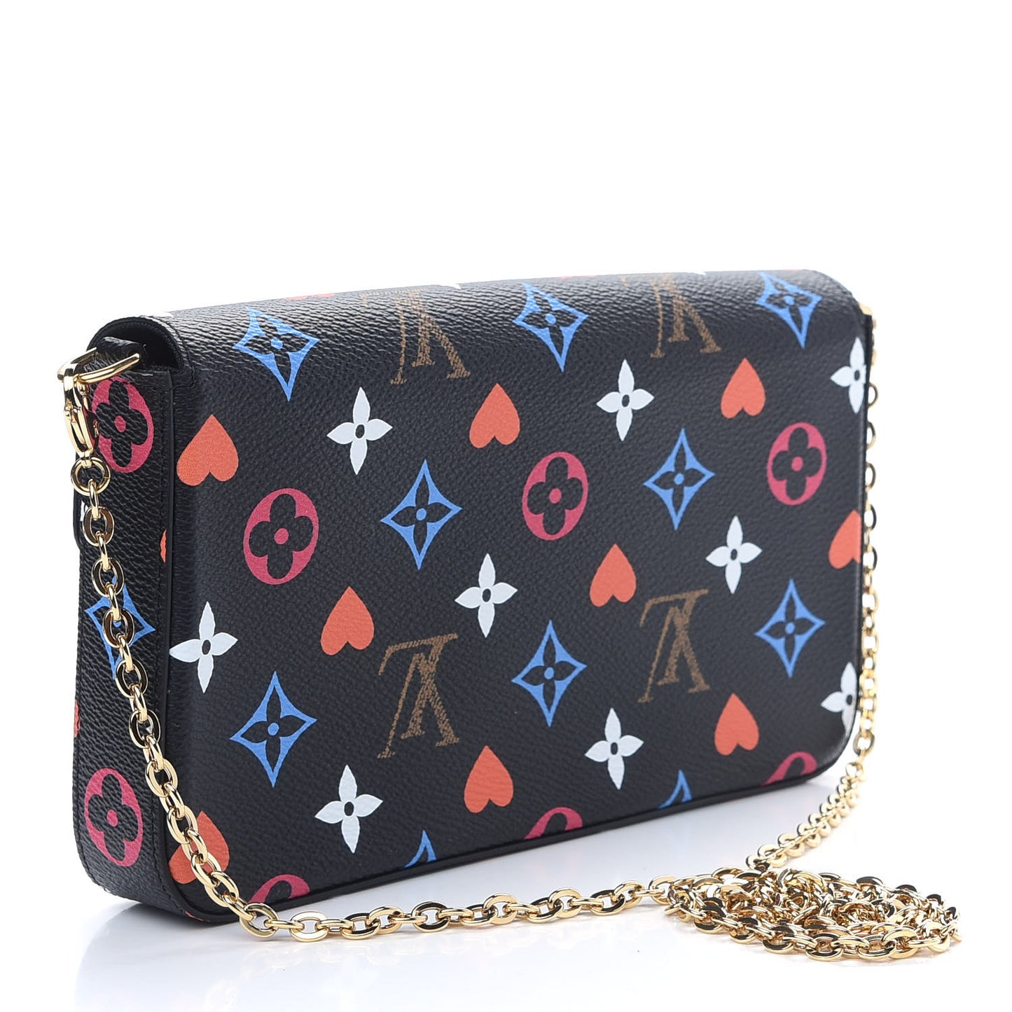 Game On Felicie Chain Wallet Black