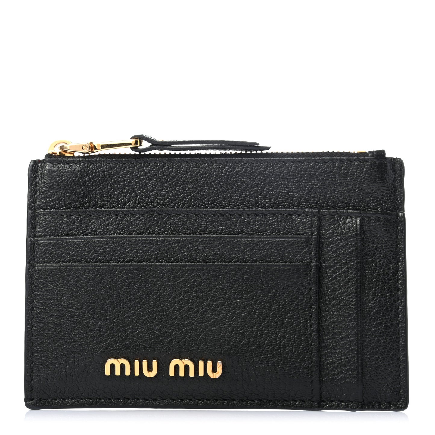 Madras Zip Card Case Black