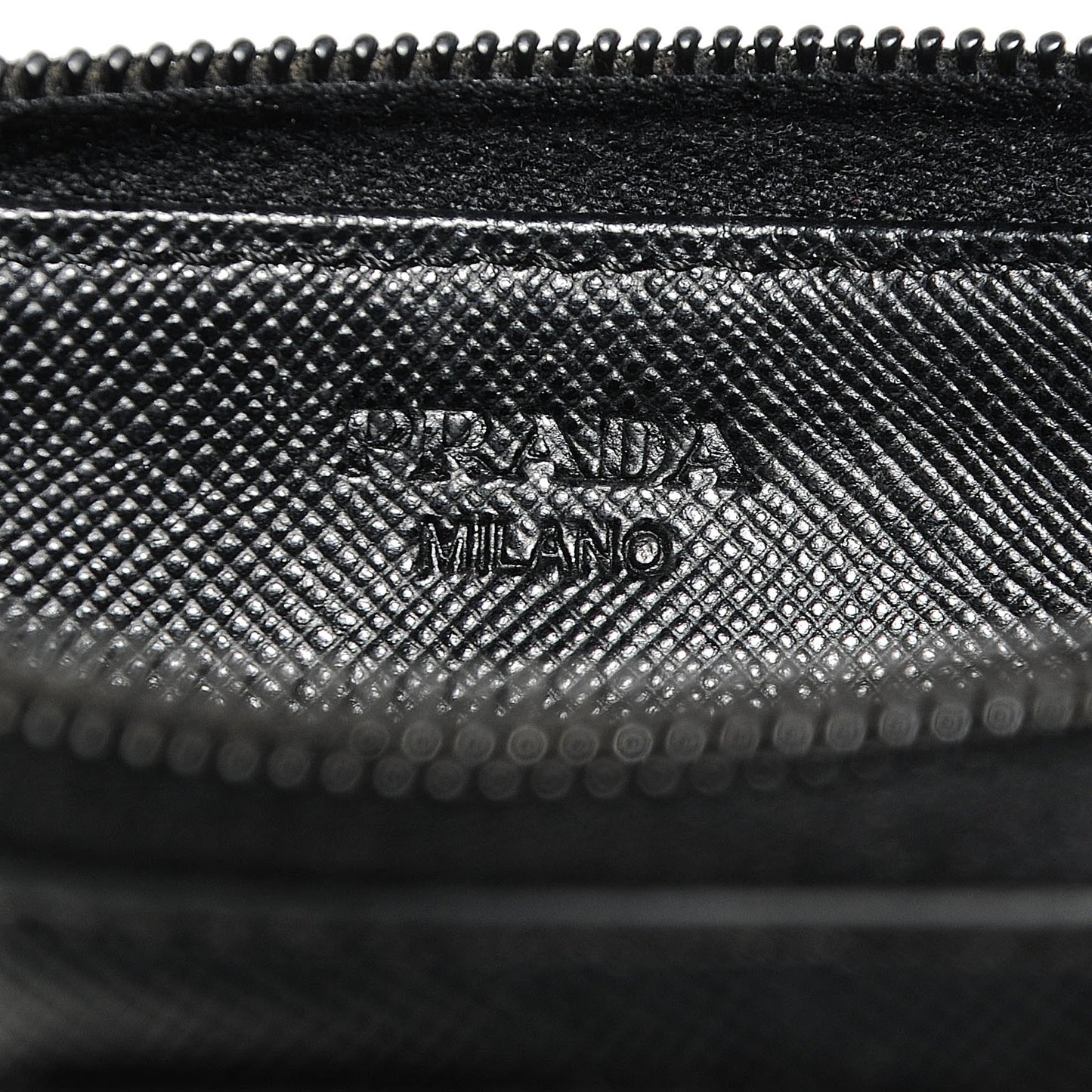 Saffiano Coin Purse Black