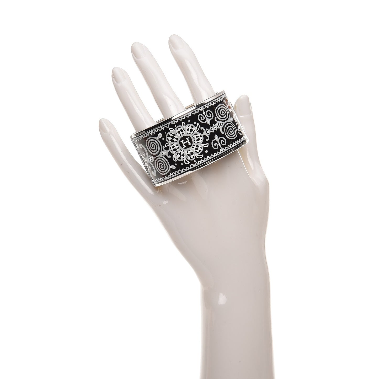 Enamel Printed Horses Extra Wide Bracelet 62