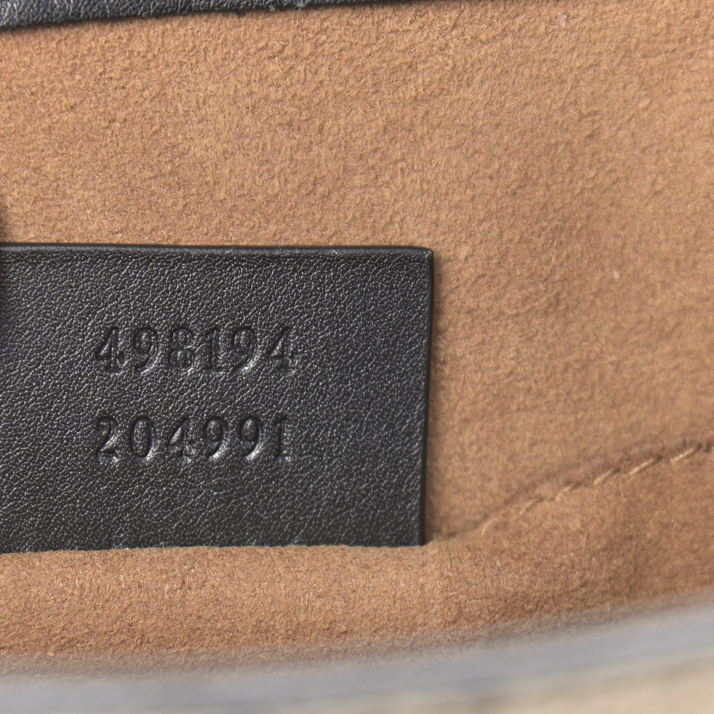 GG Supreme Monogram Calfskin Padlock Backpack Beige Cuir Black