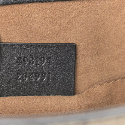 Gucci GG Supreme Monogram Calfskin Padlock Backpack Beige Cuir Black 7 of 14