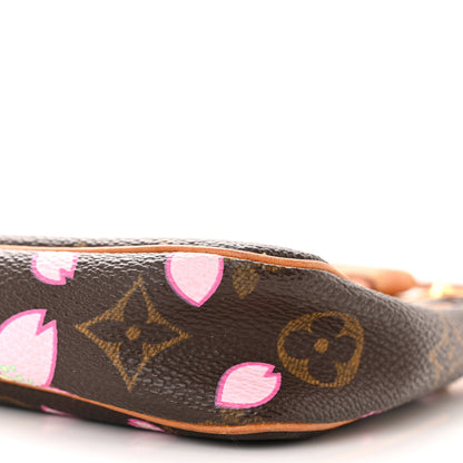 Louis Vuitton Monogram Cherry Blossom Pochette Accessories Brown 9 of 11