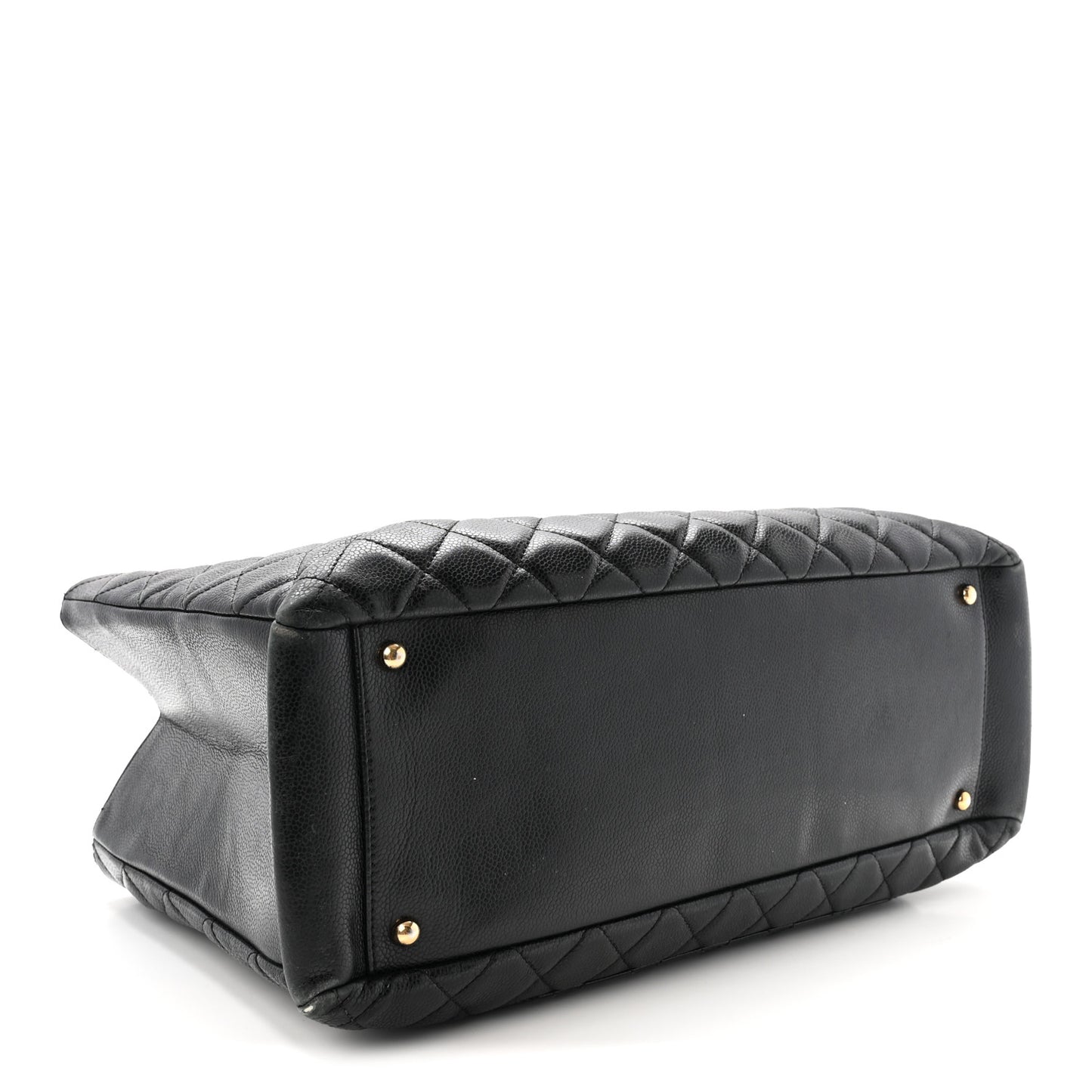 Caviar Quilted XL Grand Shopping Tote GST Black
