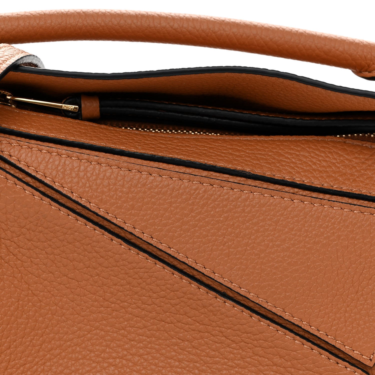 Loewe Calfskin Mini Puzzle Bag Tan 7 of 11