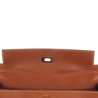 Hermes Courchevel Kelly Retourne 32 Gold 18 of 26