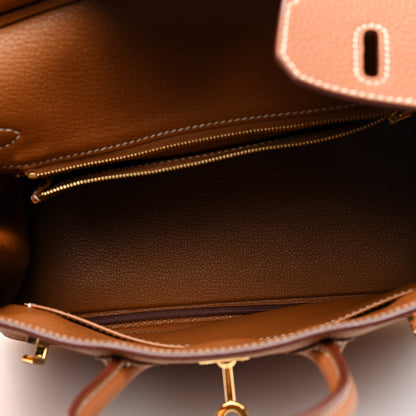 Hermes Togo Birkin 25 Gold 5 of 11