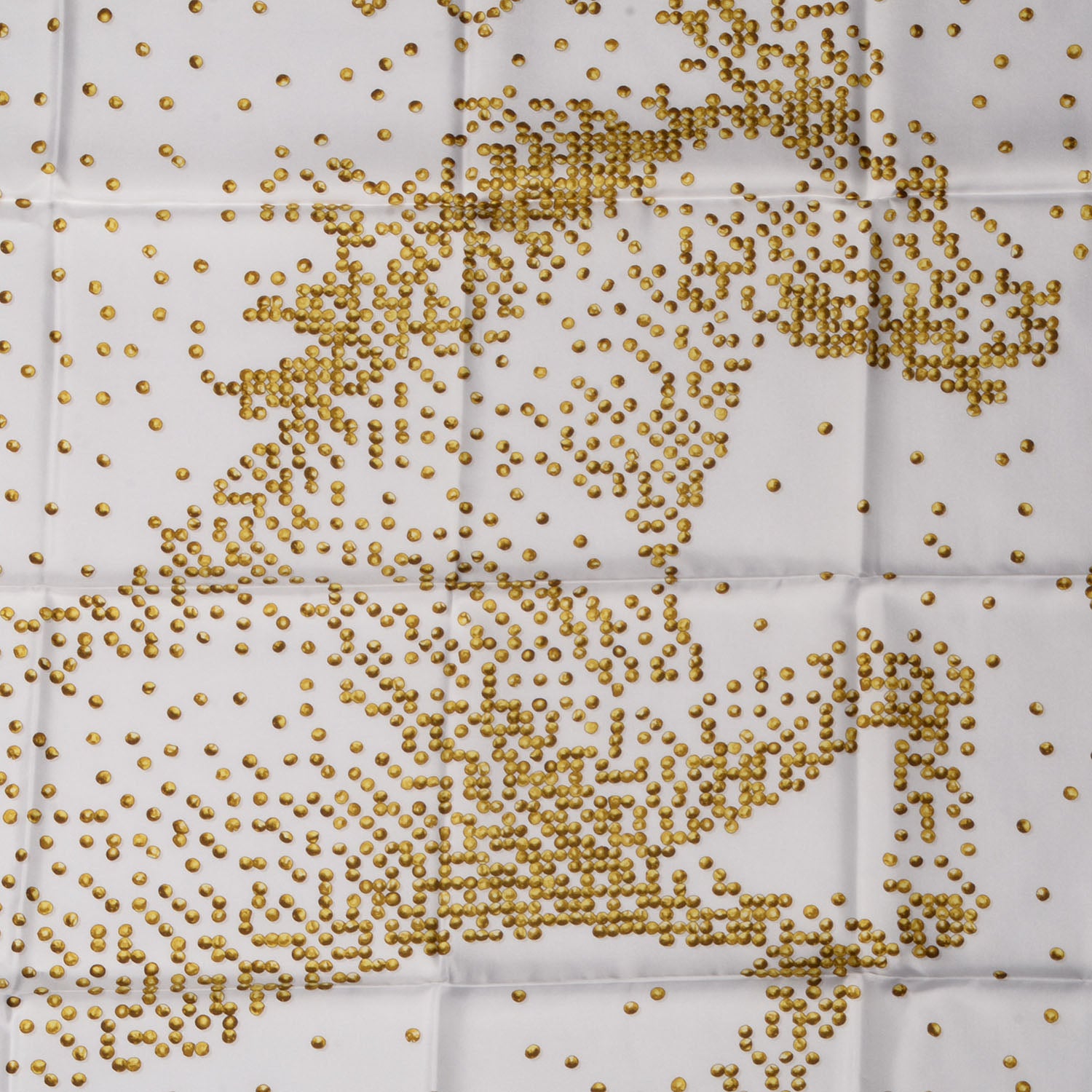 Hermes Silk Cheval De Legende Blanc Viele Or Scarf 90 1 of 4