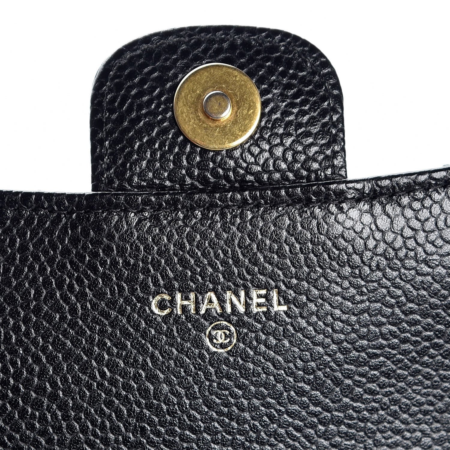 Chanel Caviar Quilted Wallet on Removable Chain Black 10 of 11