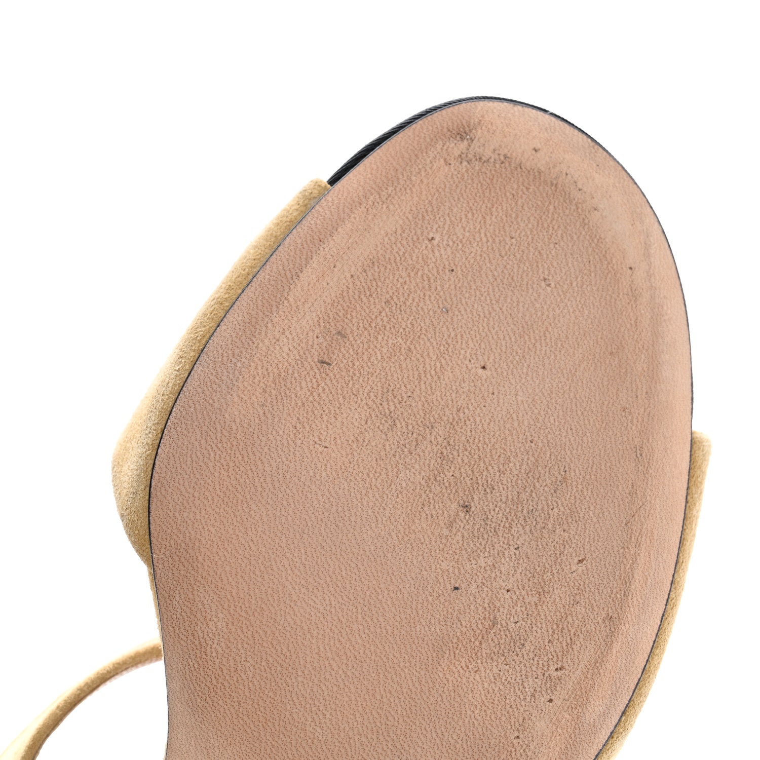 Chanel Kid Suede Pearl Mules 39 Beige 9 of 10