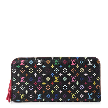 Louis Vuitton Monogram Multicolor Insolite Wallet Black Grenade 1 of 9